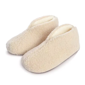 wool pile shoes